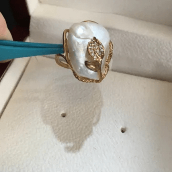 Baroque Pearl Ring